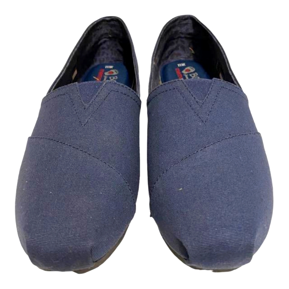 Bob from Skechers memory foam women's canvas loafers size 11 w.